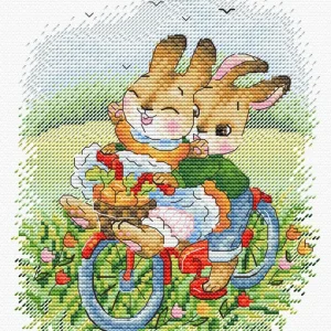 Lujoso Kit de punto de cruz "With the Wind" SM-767 MP Studia