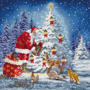 Kit de Punto de Cruz - L8200 Santa de Letistitch Precio Económico