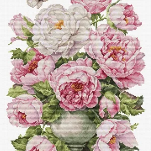 Bestseller Kit de Punto de Cruz "El Romance de las Rosas" B7040