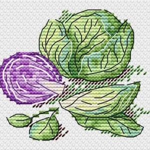 Rebajas Kit de Punto de Cruz MP Studia - "Cabbage" (SM-789)