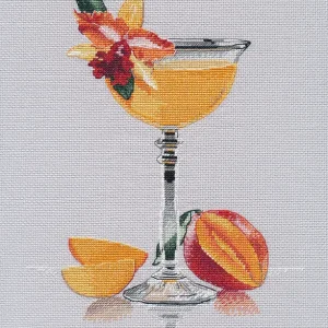 Imprescindible (Must-Have) Kit de Punto de Cruz "Trópico Ardiente" Oven 1658 – Diseño Exótico y Elegante