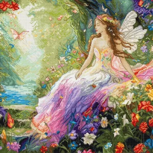 Oferta Especial LetiStitch - Kit de Punto de Cruz "Enchanted Spring" (L9932)