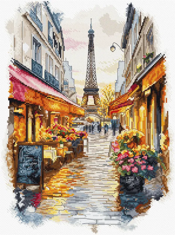 Oferta Flash LetiStitch - Kit de Punto de Cruz "Paris" (L9929)