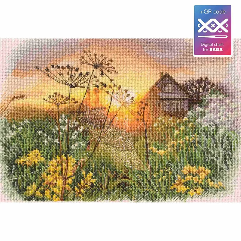 Novedad Kit de Punto de Cruz Contado "Through the Cobweb" – RTO M867