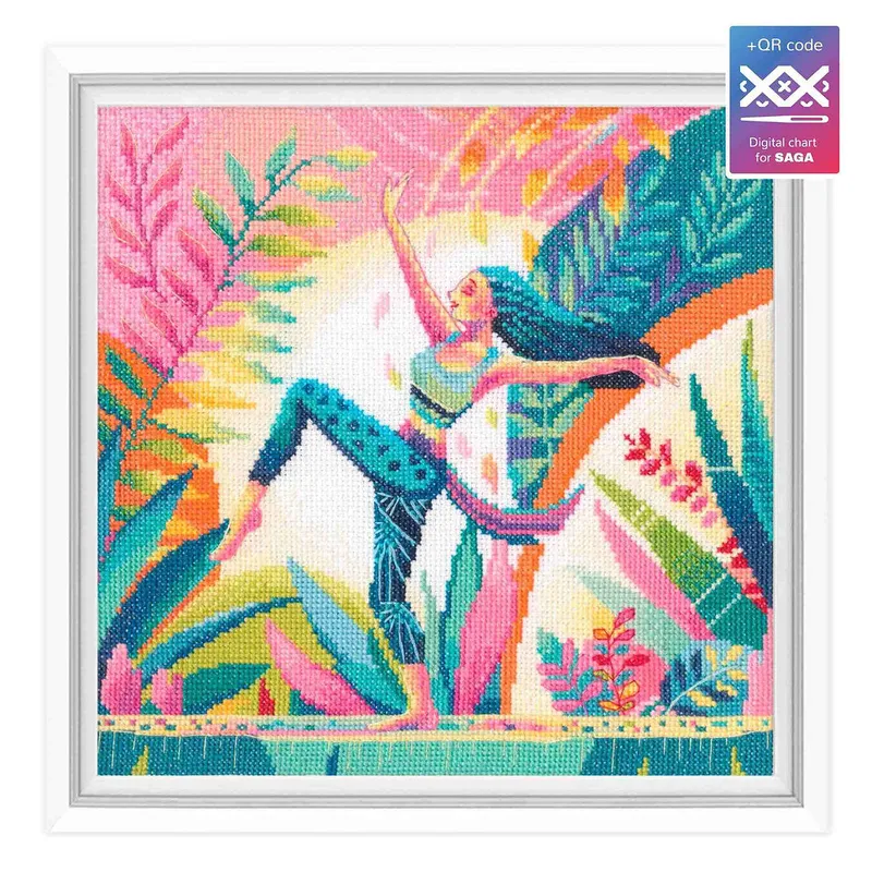 Auténtico Kit de Punto de Cruz Contado "Yoga Dance" – RTO M1070