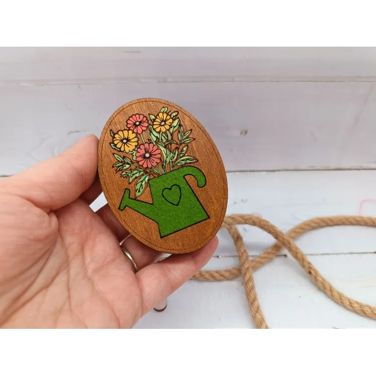 Mejor Precio Estuche de agujas de madera KF056/121P “Flores multicolor” – Kind Fox by Wizardi