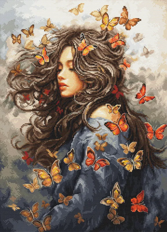 Envío Gratis Kit de Punto de Cruz "Pasión en Vuelo" – Luca-S BU5085