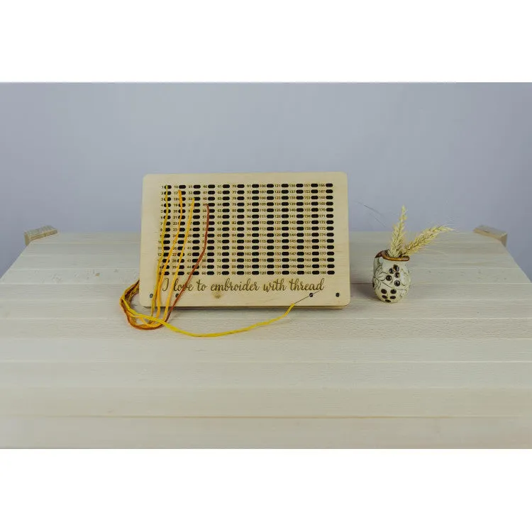 Oferta De Temporada Organizador de agujas en base de madera, 180 orificios OG-083