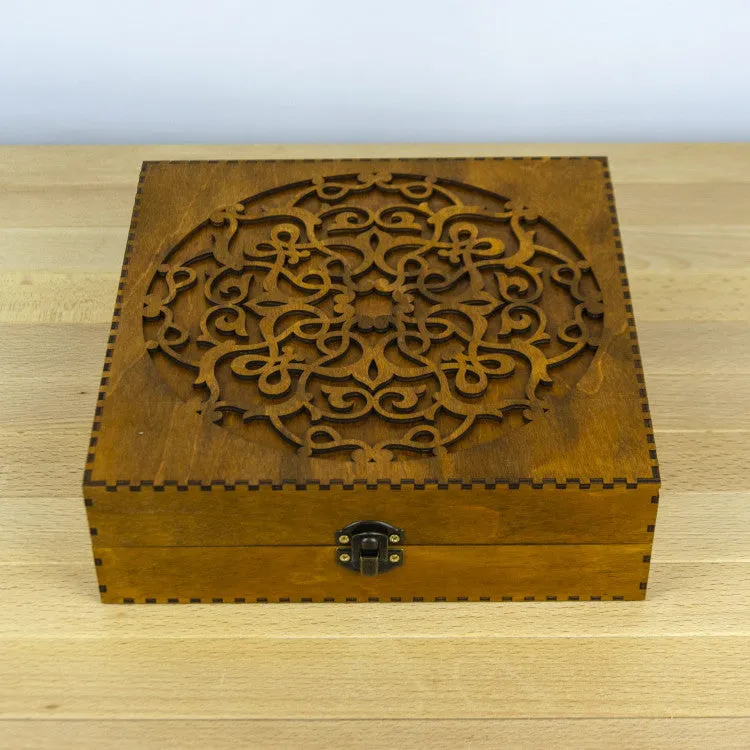 Organizador de Hilos de Madera PB-026 – 60 Bobinas Alta Calidad