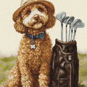 Kit de Punto de Cruz Luca-S – El Maestro del Golf BU5090 Precio Reducido