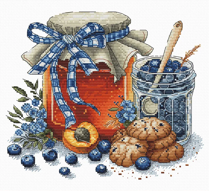 AVA P150 – Homemade Delights | Kit de punto de cruz con temática de cocina Descuento