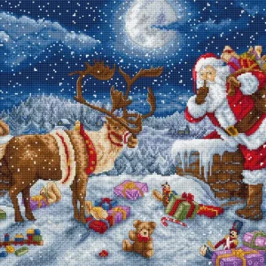 Kit de Punto de Cruz Letistitch - Silent Night Gift L9958 Certificado