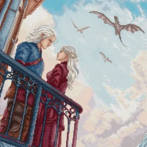 Liquidación Kit de Punto de Cruz Letistitch - Hearts Over Kings L9961