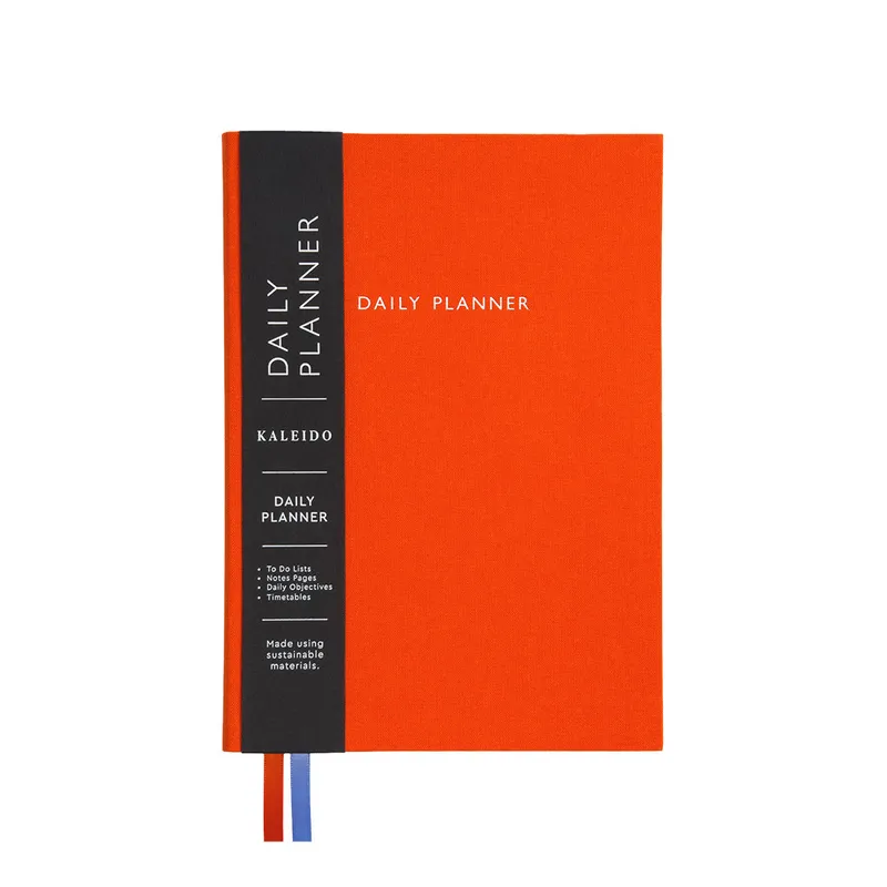 Orange Fabric Daily Planner (A5) (12750) Oferta Limitada