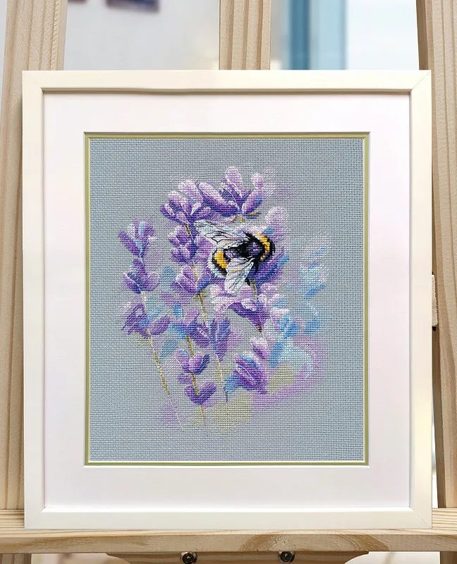 Envío Exprés Kit de Punto de Cruz OVEN 1683 – Bumblebee on Lavender