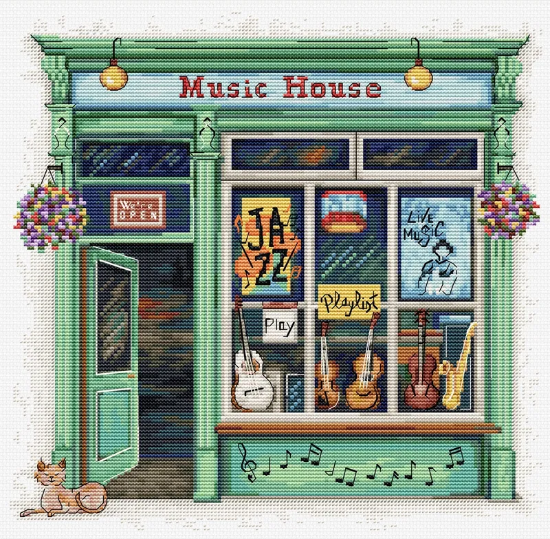 Music House – Kit de Punto de Cruz Luca-S B1440 Exclusivo