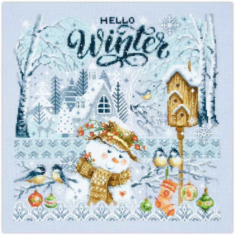 Barato Kit de Punto de Cruz 540-701 “Hello, Winter!”