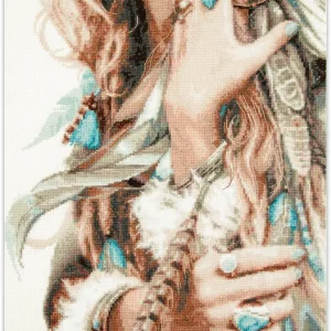 Entrega Rápida Kit de Punto de Cruz 70-03 “Boho Girl” – Magic Needle