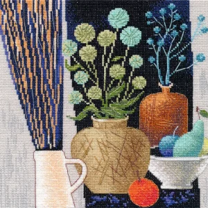 Kit de punto de cruz Autumn Motifs Oven S1703 – Naturaleza muerta otoñal Aida 16 Últimas Unidades