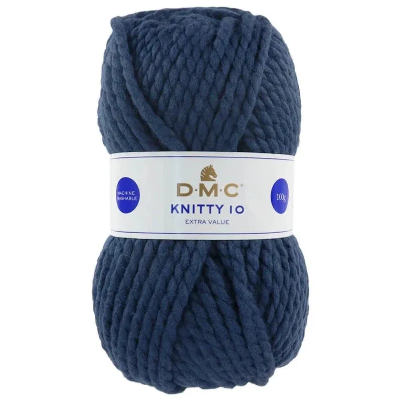 Lana DMC Knitty 10 – Hilo acrílico Super Chunky para tejer y crochet (100 g / 82 m) - 611 Ordena Ya
