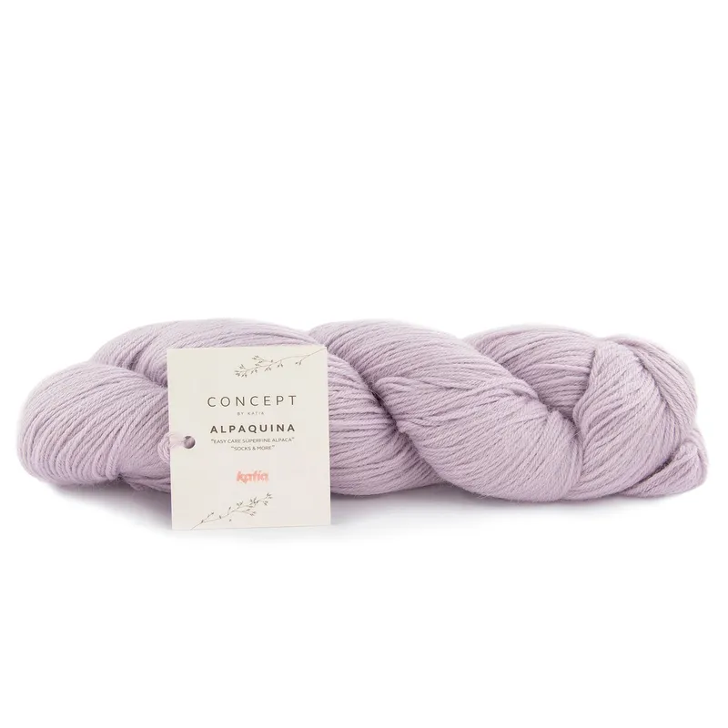 Madeja de Lana de Alpaca ALPAQUINA SUPERFINE de Katia para Tejer Calcetines y Prendas de Bebé - 308 Bestseller