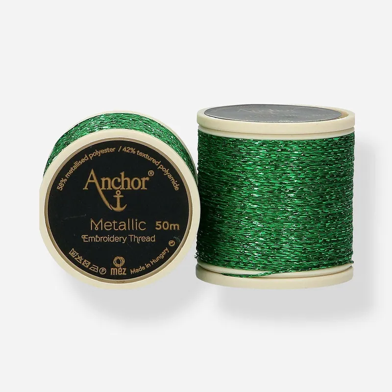 Anchor Metallic: Hilo brillante para bordados y tejidos luminosos - 322 Envío Gratis