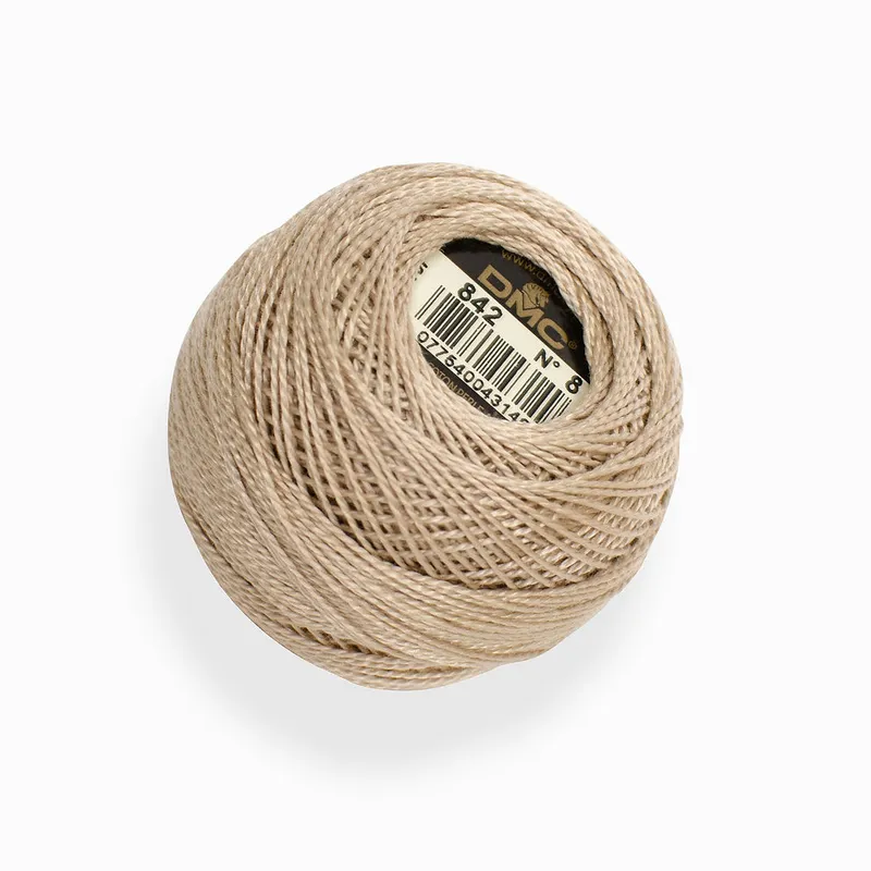 Ordenar Ahora Mismo Ovillo PERLÉ 116 DMC ALGODÓN Grosor - 5: Un hilo trenzado para bordados con relieve y elegancia - 842