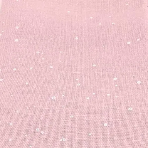 Compra Hoy Tela Belfast 32 ct. Brillar - Powder Pink Splash de Zweigart - Tela 100% de Lino para Punto de Cruz (3609/4279) - 70x48