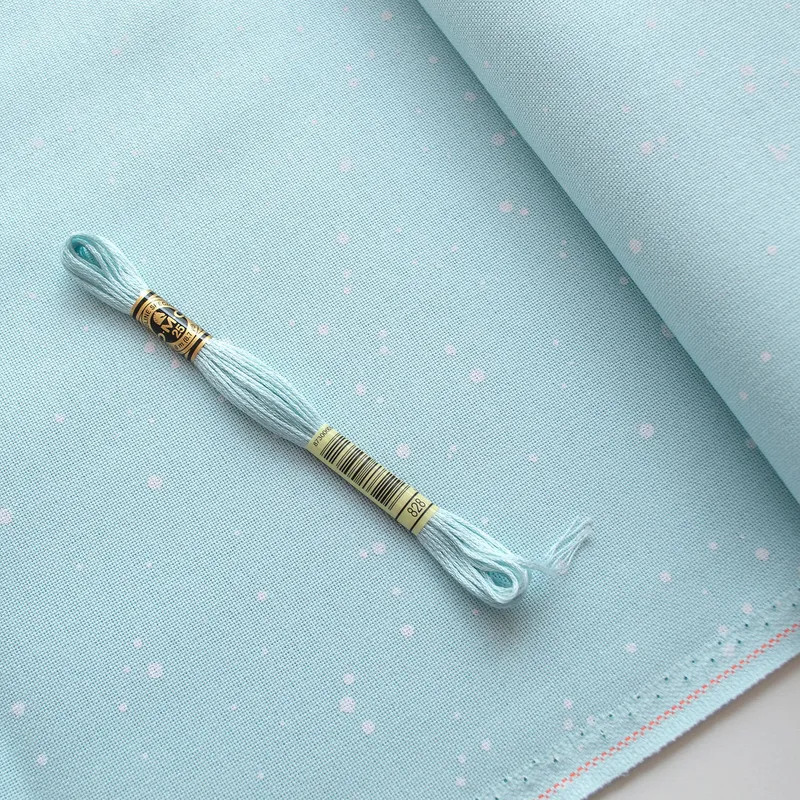 Tela Murano Lugana 32 ct. Mint Splash de ZWEIGART 3984/5429 para punto de cruz - 140x98 A Buen Precio