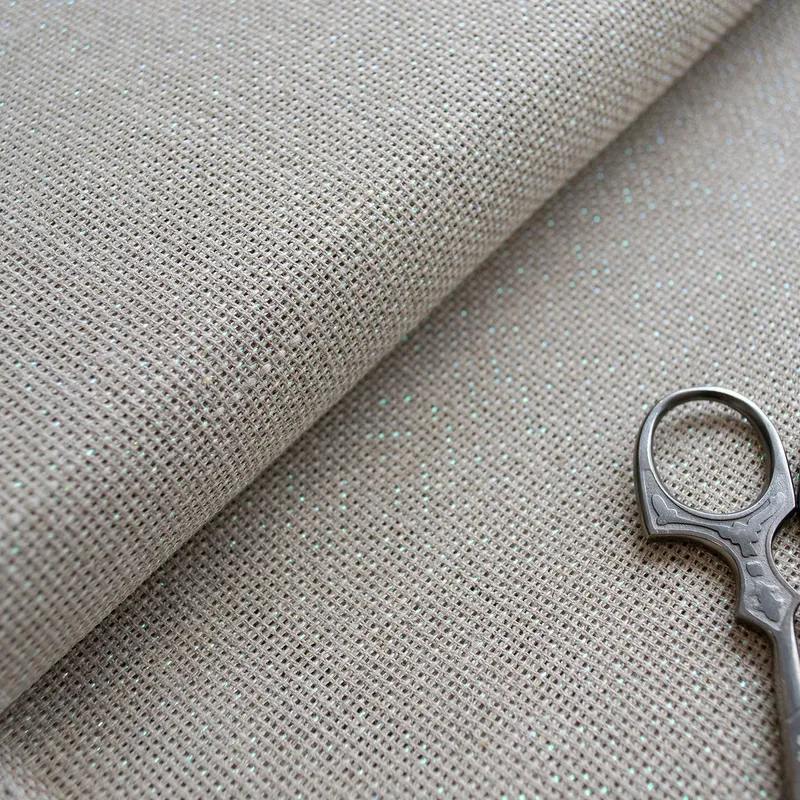 Tela de Lino Aida 18 ct con Efecto Brillante ZWEIGART - 3419/11 - 110x98 Envío Inmediato