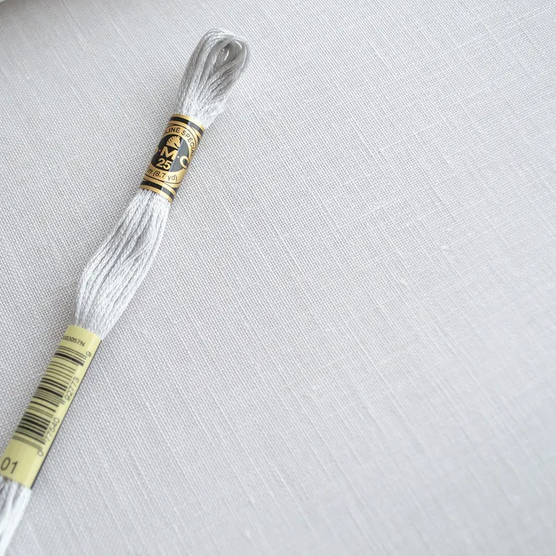 Última Oportunidad 3348/7011 Tela Newcastle 40 ct. Lune argentée ZWEIGART para punto de cruz - 140x98