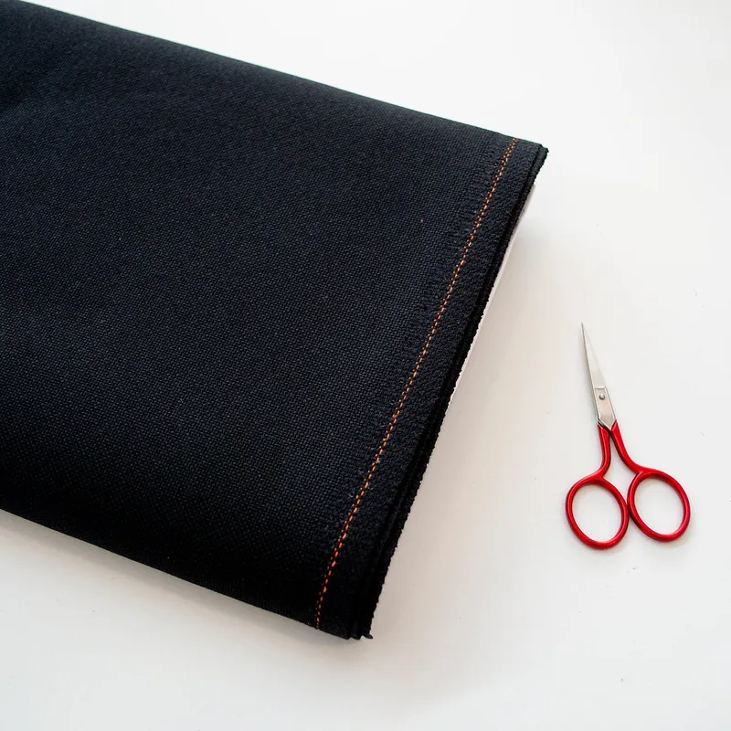 3835/720 Tela Lugana 25 ct. Color Negro ZWEIGART Tela para punto de cruz - 140x98 Novedad