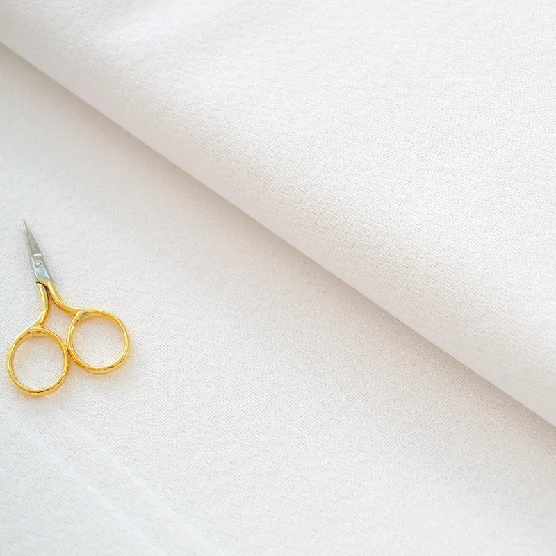 Tela Murano Lugana 32 ct. Lurex plateado de ZWEIGART 3984/11 - 140x98 Auténtico