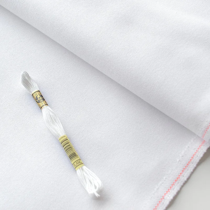 Directo De Fábrica 3835/100 Tela Lugana 25 count Color Blanco de ZWEIGART para punto de cruz - 140x48