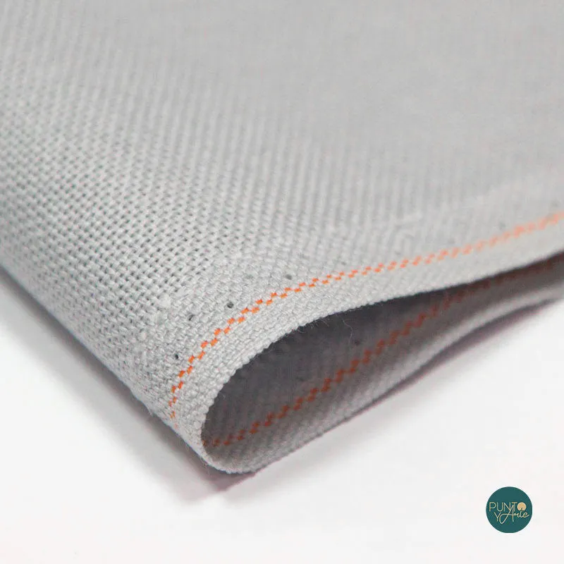 Última Oportunidad 3835/713 Tela Lugana 25 ct. Color Pewter de ZWEIGART Punto de Cruz - 140x248