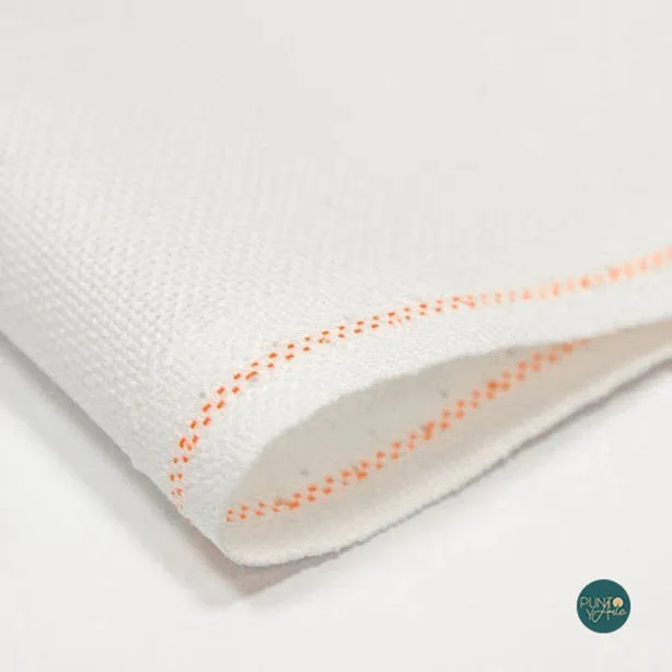 3835/101 Tela Lugana 25 ct. Blanco Roto de ZWEIGART para punto de cruz - 140x198 Exclusivo