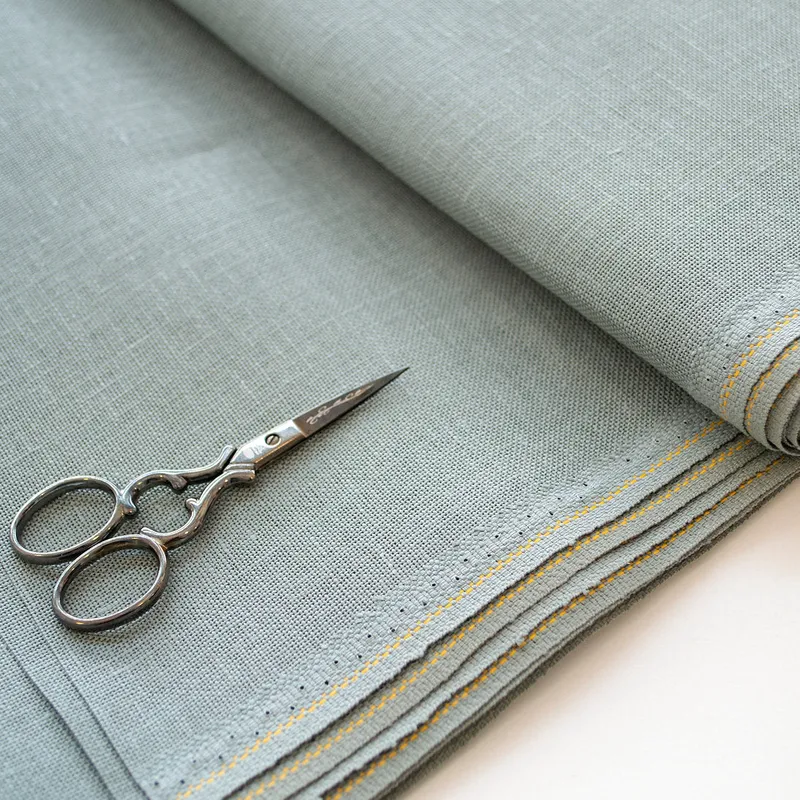 Stock Limitado Tela Cashel 28 ct. Smokey Pearl de ZWEIGART 3281/778 100% lino para punto de cruz - 140x48