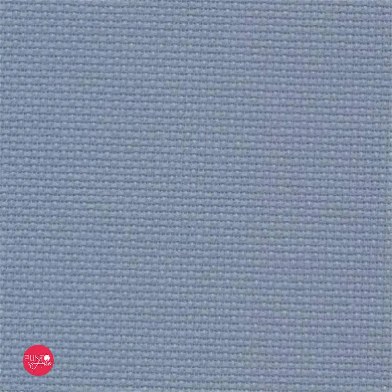 A Buen Precio 3793/5020 Tela Stern-Aida 18 ct. Dusty Blue de ZWEIGART para punto de cruz - 110x50