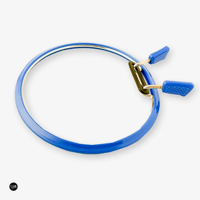 Bastidor Flexible Nurge 160 en Azul: Tu Compañero Ideal para Proyectos de Bordado Precisos y Sin Esfuerzo - 160-1 - (Ø) 195 mm Venta Final