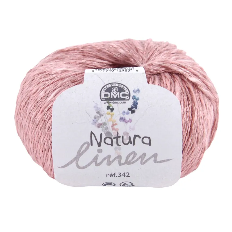 Solo Hoy Hilo DMC Natura Linen - Mezcla de Lino, Algodón y Viscosa con Aspecto Rústico y Texturas Únicas, 12 Colores Inspirados en la Naturalidad - 04