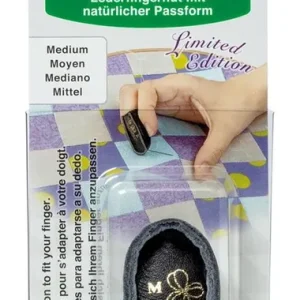 Dedal de Cuero - Clover: Comodidad y Estilo para la Costura - M - 16 mm Pago Seguro