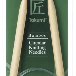 Agujas Circulares de Bambú Takumi de Clover - 100 cm para Tejidos de Alta Calidad - 10 mm Oferta Flash
