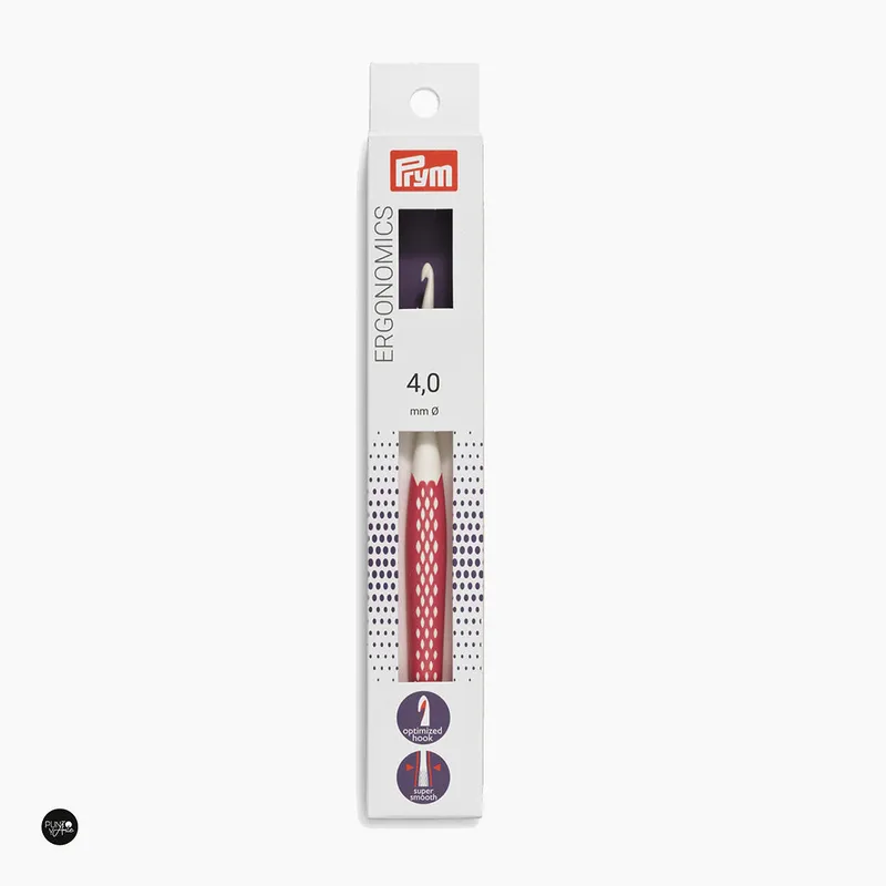 Ganchillos Ergonómicos de Colores Prym - Comodidad y Estilo para tus Labores de Tejido - 4 mm / 16 cm Oferta Limitada