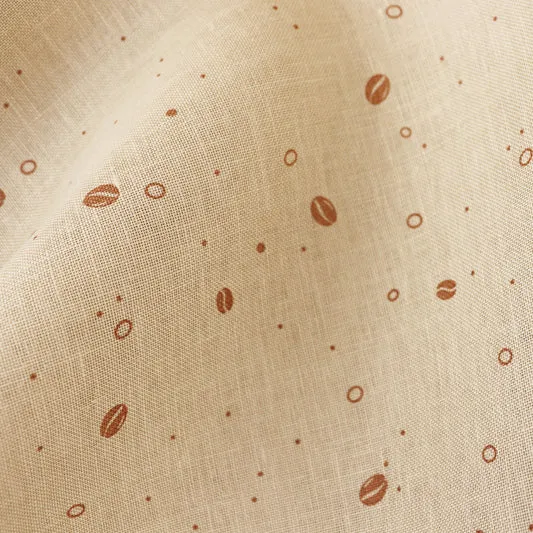 Auténtico Tela de Lino Belfast 32 ct. Zweigart Coffee 3609/344 — Lino Premium para Bordado y Punto de Cruz - 140x198