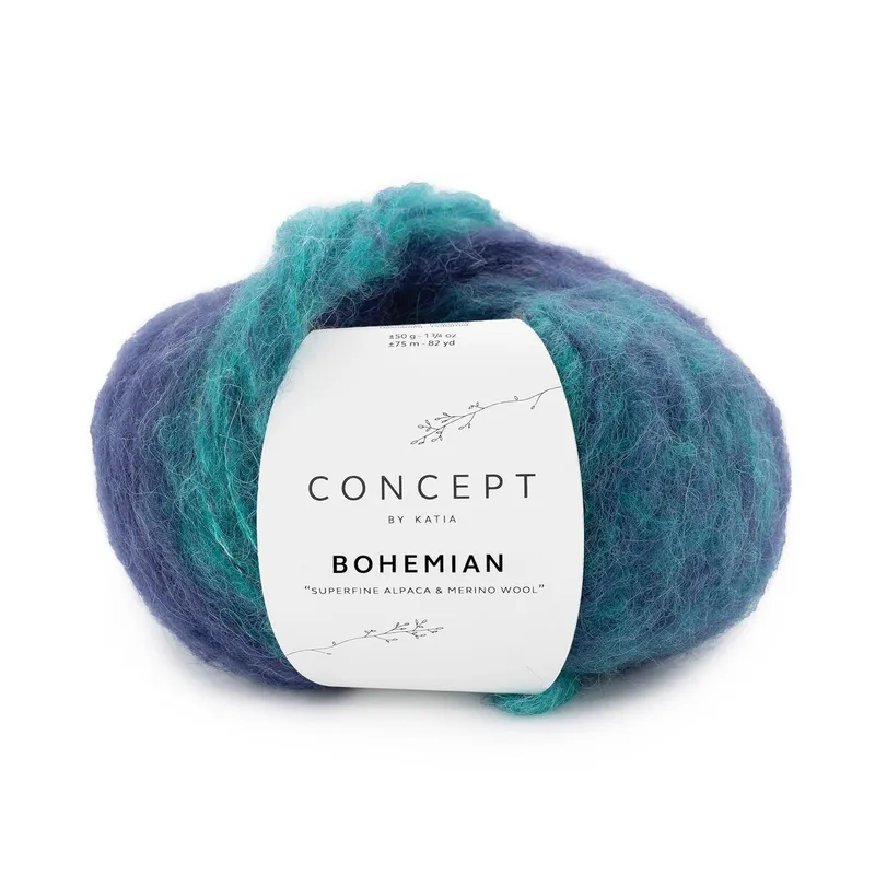 Ocasión Especial Bohemian de Katia - Lana Suave y Estilo Boho para Prendas de Invierno - 204