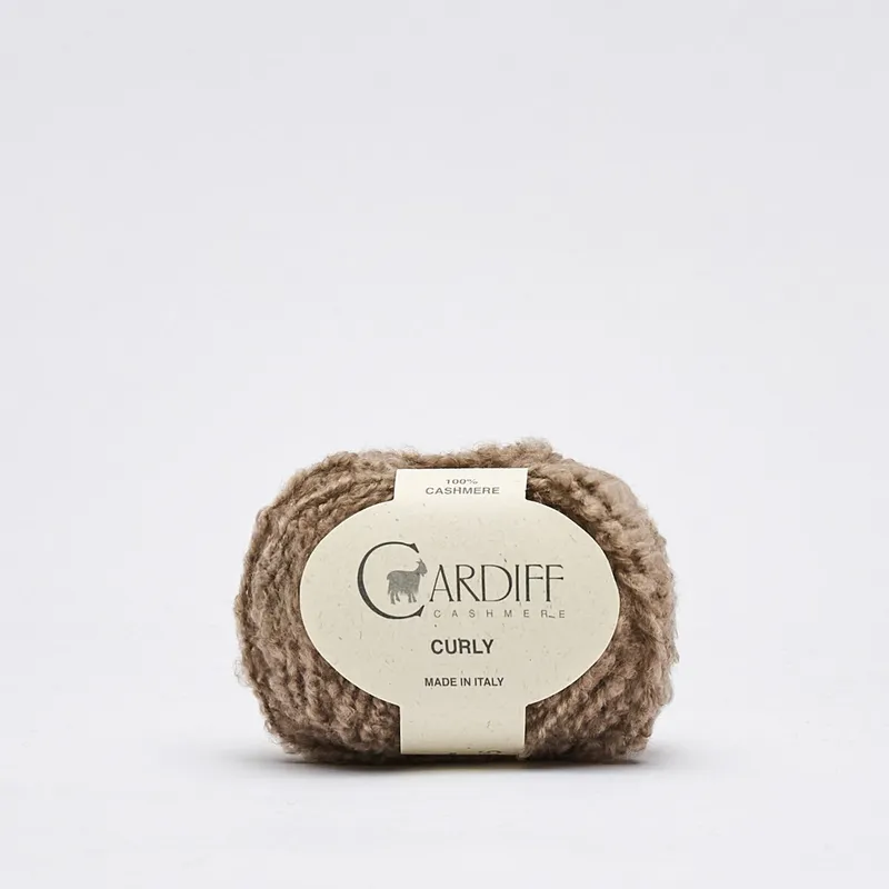 Cardiff Cashmere Curly - Lana Bouclé 100% Cachemira Natural - 103 Económico