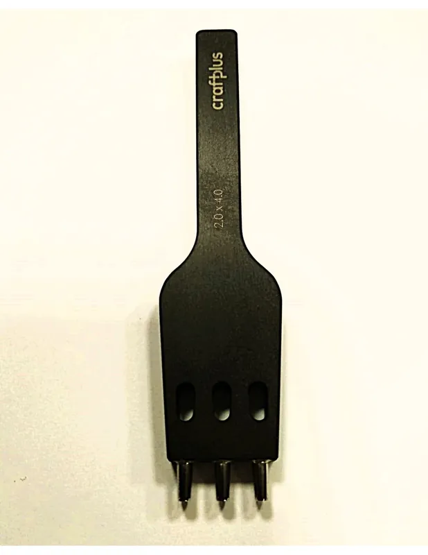 Exclusivo TENEDOR SACABOCADOS DE 3 OVALADO 88921-00