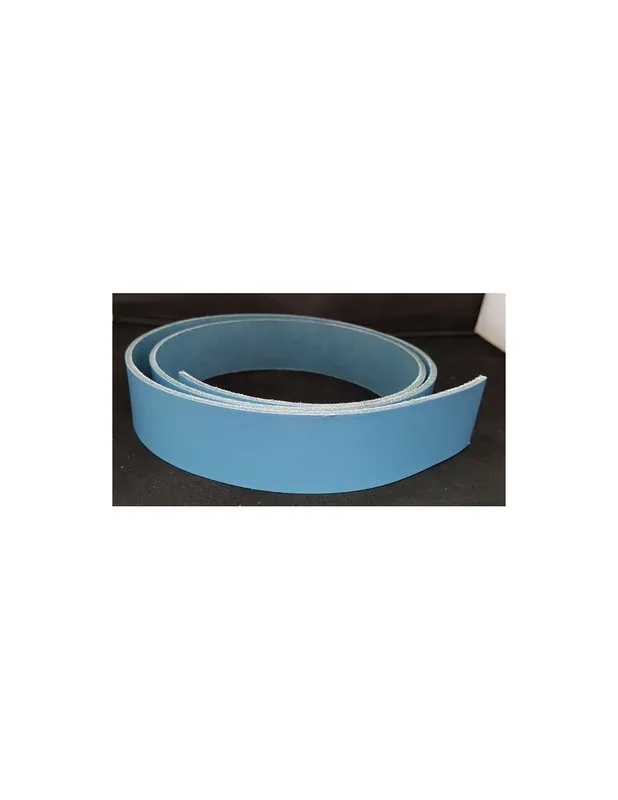 TIRA VAQUETILLA CELESTE 4 cm DE ANCHO Y 3 mm GROSOR Promoción