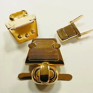 Precio Bajo CIERRE PARA BOLSO DE GRAPA DORADO - Ovalado