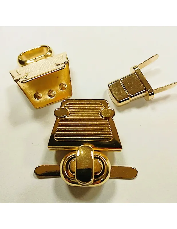 Precio Bajo CIERRE PARA BOLSO DE GRAPA DORADO - Ovalado